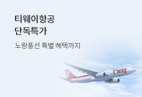 티웨이항공
단독특가
