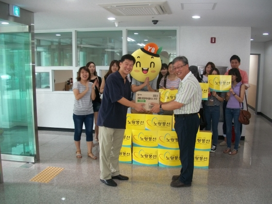 [이뉴스투데이]노랑풍선 “청운보육원 봉사활동 벌써 1년 됐어요~!!”
