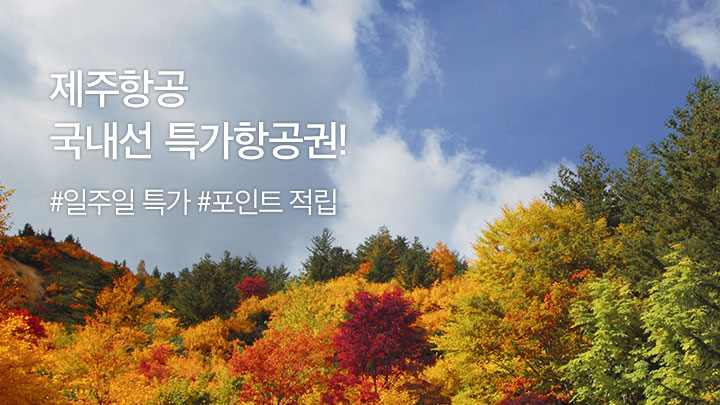 제주항공 특가 항공권