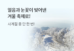 얼음과 눈꽃이 빚어낸<br>겨울 나라로!