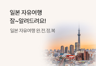일본 자유여행<br>잘~알려드려요!