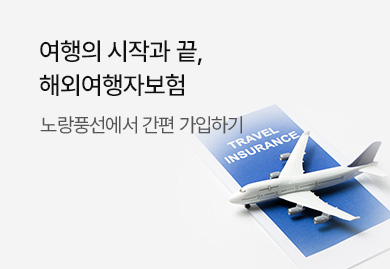 여행의 시작과 끝,
해외여행자보험
