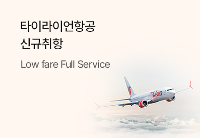 타이라이언항공
신규취항