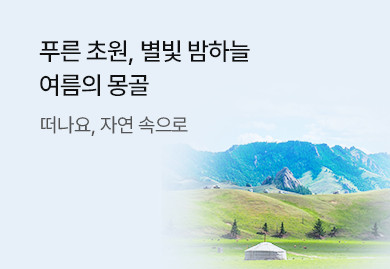 푸른 초원, 별빛 밤하늘
여름의 몽골