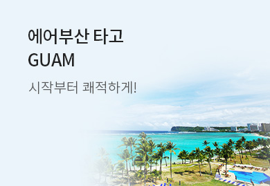 에어부산 타고
괌