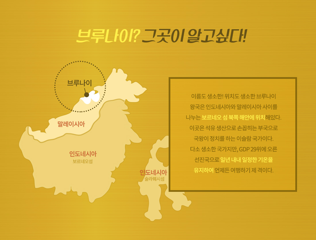 브루나이? 그곳이 알고싶다! 상세내용 아래 설명