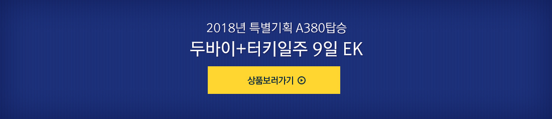 2018년 특별기획 A380탑승 두바이+터키일주 9일 EK