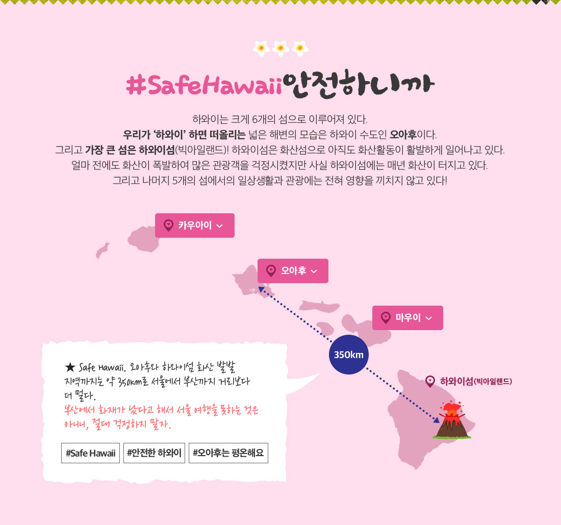 #SafeHawaii안전하니까 아래설명