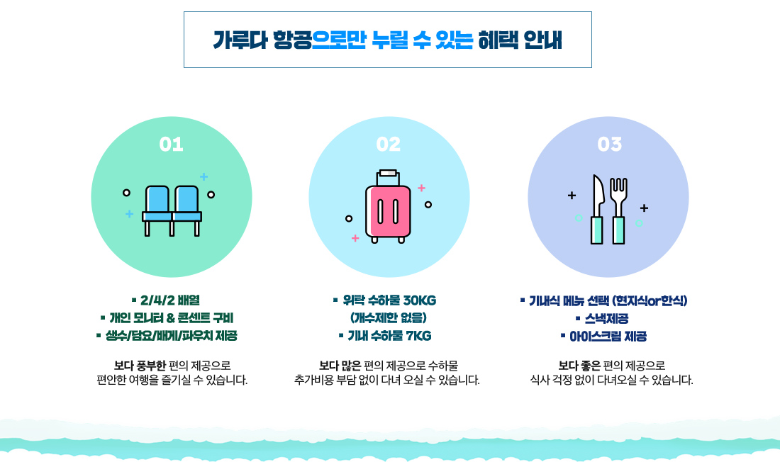 가루다 항공으로만 누릴 수 있는 혜택 안내