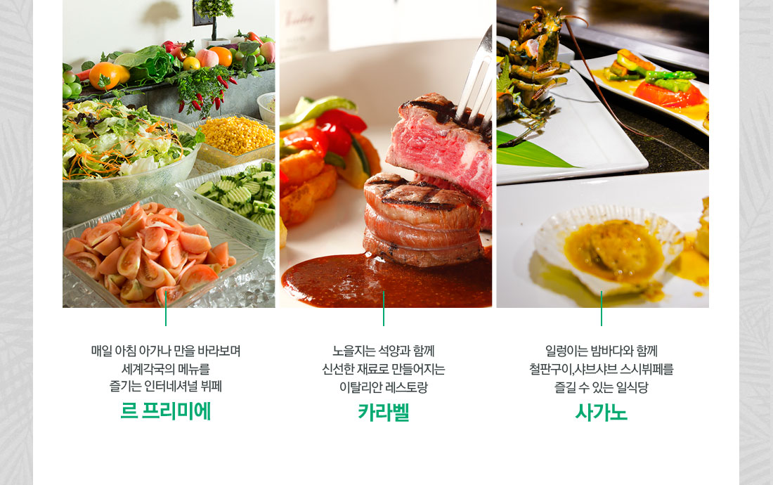 르 프리미에, 카라벨, 사가노