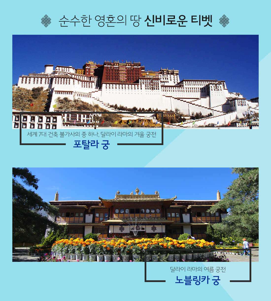 순수한 영혼의 땅 신비로운 티벳