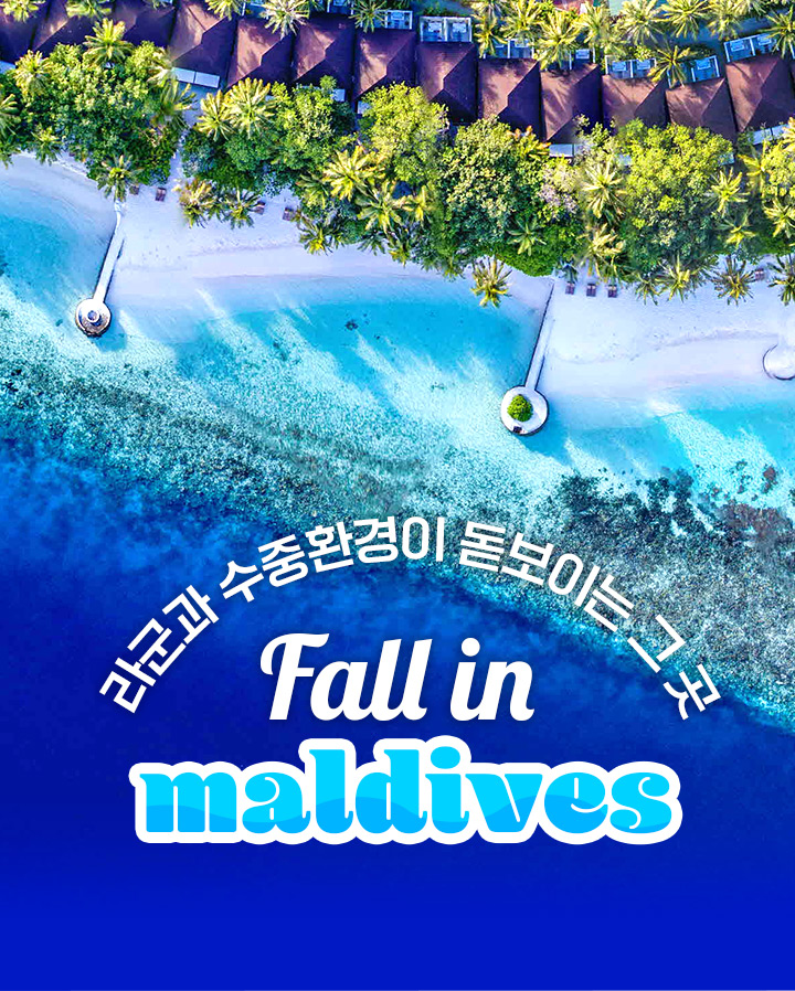 라군과 수중환경이 돋보이는 그 곳 Fall In Maldives
