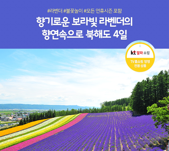 #라벤더 #불꽃놀이 #모든 연휴시즌 포함 향기로운 보라빛 라벤더의 향연속으로 북해도 4일