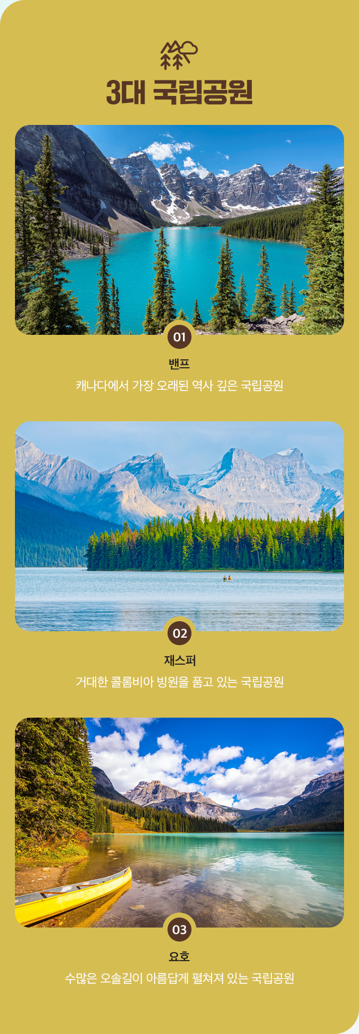 캘거리 직항 웨스트젯과 함께 로키 정복기 2대 국립공원 아래설명