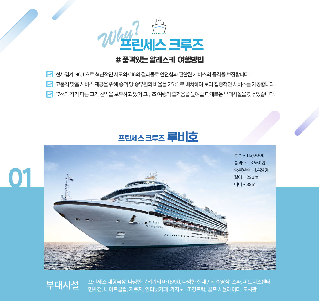프린세스 크루즈 아래설명