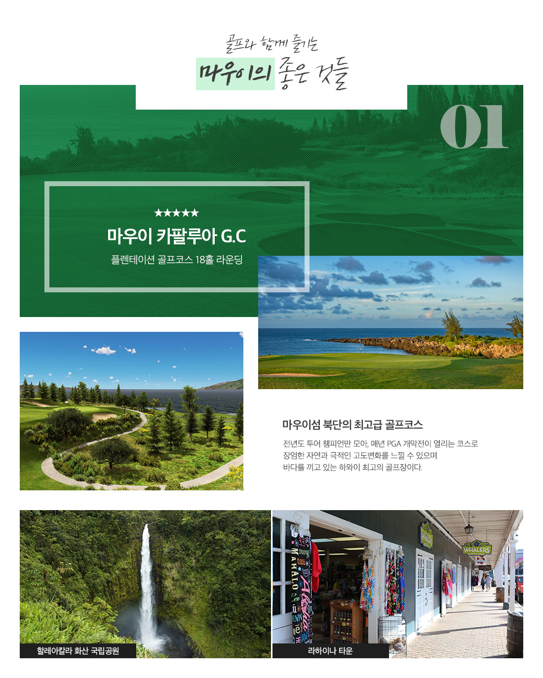 골프와 함께 즐기는 마우이의 좋은 것들