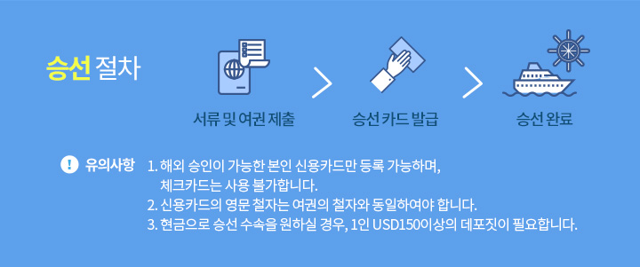 승선 절차