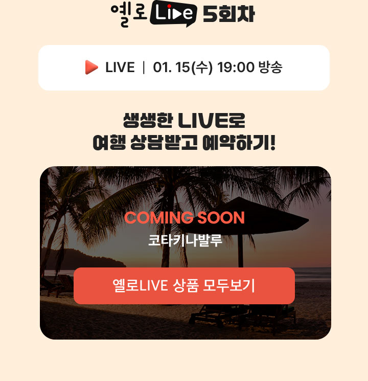 옐로라이브 5회차