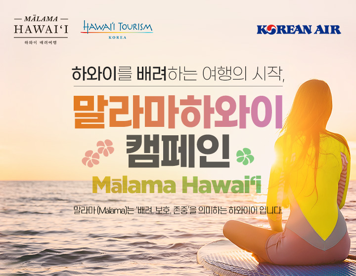 말라마 하와이 캠페인 아래설명