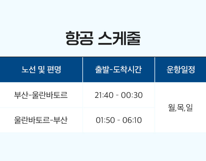 스케줄표 아래 설명